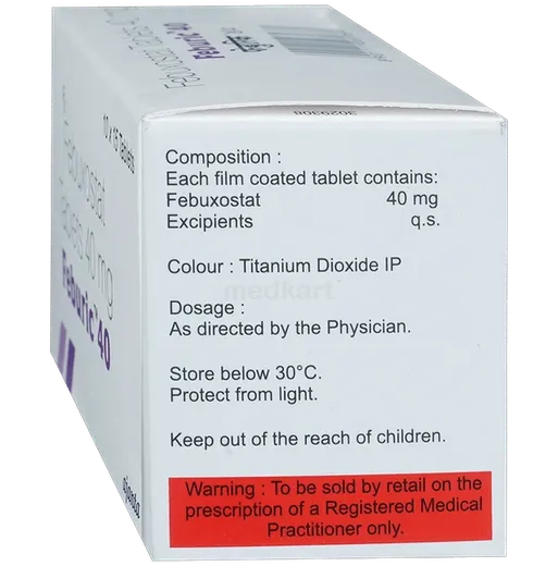 feburic 40mg tablet 15's